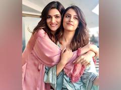 
      
      Sisters Kriti, Nupur give fans a sneak peek into their outings
      
      