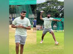 
      
      Jasprit Bumrah posts video of his bowling in nets
      
      