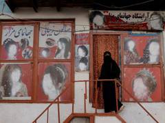 
      
      Kabul: Women makeup artists protest against ban on beauty salons
      
      