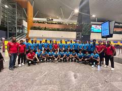 
      
      Indian hockey team leaves for Spain for 4-nation tournament
      
      