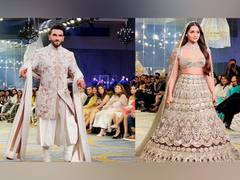 
      
      Alia, Ranveer turn showstopper at  Manish Malhotra's show
      
      