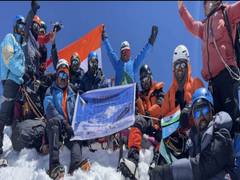 
      
      Indian mountaineers make history, conquering Mt Brammah 1
      
      