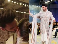 
      
      Ranveer kisses Deepika during ramp walk at Manish Malhotra’s show
      
      