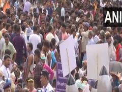 
      
      Kolkata: Large crowd gathers for TMC's Shahid Divas
      
      