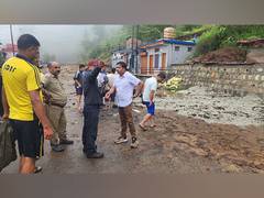 
      
      Cloudburst in Uttarkashi village damages houses, roads
      
      