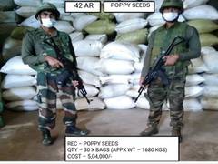 
      
      Assam Rifles, Customs seize poppy seeds, illegal areca nuts
      
      