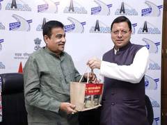 
      
      Uttarakhand CM Dhami meets Union Minister Nitin Gadkari in Delhi
      
      