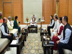 
      
      Nepal's ruling party leaders, JP Nadda discuss strengthening ties
      
      
