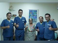 
      
      Doctors treated man suffering from high-risk heart ailment
      
      