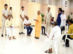 
      
      Yogi Adityanath holds Janata Darshan
      
      