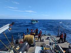 
      
       INS Khanjar brings back 36 stranded Indian fishermen
      
      