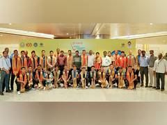 
      
      Malaysia Hockey team arrive for Asian Champions Trophy
      
      