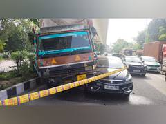 
      
      Delhi Police Inspector dies after car gets hit by truck
      
      