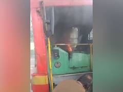 
      
      Bus catches fire in Maharashtra's Thane, none hurt
      
      