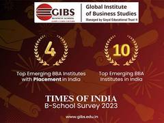 
      
      GIBS Business School excels in BBA program, ranked top
      
      