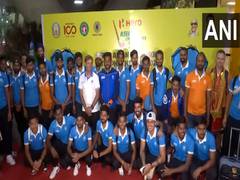 
      
      Indian Men's team arrive for Asian Hockey Champions Trophy 2023 
      
      