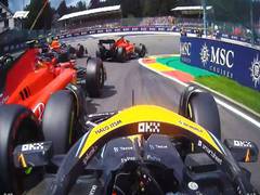 
      
      Carlos Sainz, Oscar Piastri avoid car crash at Belgian GP
      
      