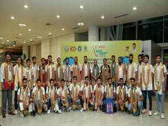 
      
      Pakistan Men's Hockey team arrive at Chennai
      
      