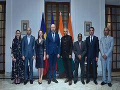 
      
       MEA Secy Sanjay Verma meets Moldovan Dy PM
      
      