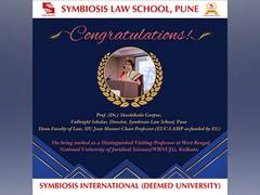 
      
      Shashikala Gurpur Extends Expertise to WBNUJS, Kolkata
      
      