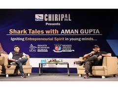 
      
      Chiripal Group hosts Aman Gupta in a unique motivational session
      
      