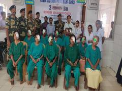 
      
      Tripura: BSF organises free cataract eye surgery camp in Agartala
      
      