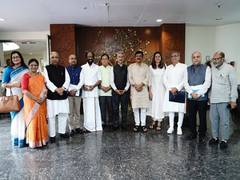
      
      Jaishankar chairs Parliamentary Committee meeting
      
      