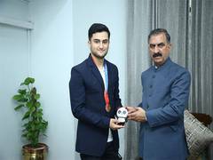 
      
      Himachal CM congratulates Surya Banshtu for winning bronze
      
      