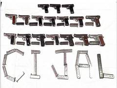
      
      Police busts illegal weapon manufacturing, smuggling module 
      
      