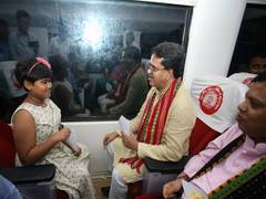 
      
      Tripura CM's surprise wish makes little girl's birthday special
      
      