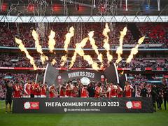 
      
      Arsenal lift Community Shield, beat City 4-1 on penalties
      
      