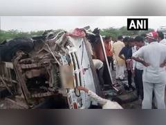 
      
      One dead, several injured in bus-pickup collision in Rajasthan
      
      