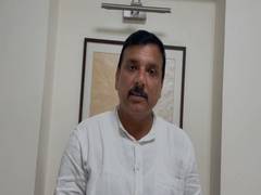 
      
      Govt wants Raghav Chaddha out of RS says AAP's Sanjay Singh
      
      
