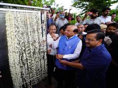 
      
      LG Saxena and CM Kejriwal inaugurate Shaheedi Park
      
      