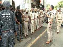 
      
      Punjab police deploy heavy force amid bandh call in Amritsar
      
      