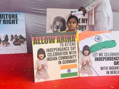 
      
      Ariha should be allowed to celebrate Independence day in Germany
      
      