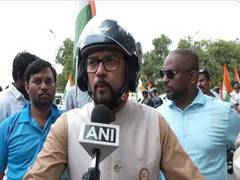 
      
      'Congress ran away after seeing...': Union Minister Anurag Thakur
      
      