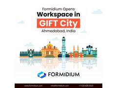 
      
      Formidium Opens Workspace at GIFT City in Ahmedabad, India
      
      