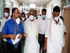
      
      Karnataka BBMP fire: CM Siddaramaiah, Dy CM Shivakumar visit inju
      
      