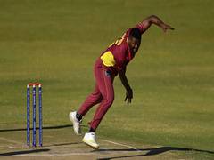 
      
      Shepherd's four wickets help WI restrict India to 165/9
      
      