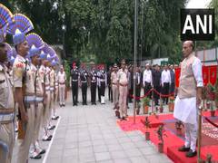 
      
      Independence Day: Rajnath Singh hoists national flag
      
      