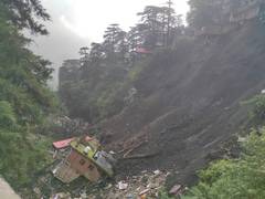 
      
      Himachal rains: Several houses collapse in Shimla
      
      