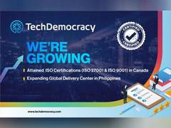 
      
      TechDemocracy, a top Cybersecurity firm, secures ISO 27001 & ISO 
      
      