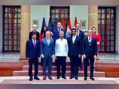 
      
      EAM S Jaishankar, US Congressional delegation hold meeting 
      
      
