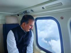 
      
      Himachal Pradesh CM conducts ariel survey of flood-hit regions
      
      