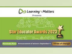 
      
      Learning Matters Announces Star Educator Awards 2023
      
      