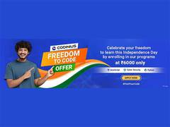 
      
      Find your #FreedomToCode with Codinius' Special Independence Day 
      
      