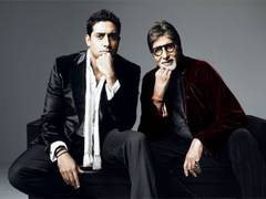 
      
      Big B showers praises on son Abhishek
      
      