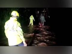 
      
      U'khand: River Pranmati swells in Chamoli
      
      