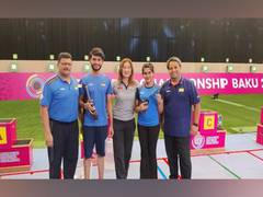 
      
      Shooters Shiva, Esha clinch gold for India in World Championships
      
      